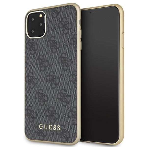 Coque Guess GUHCN65G4GG iPhone 11 Pro Max grey hard case 4G Collection