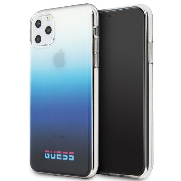 Coque Guess GUHCN65DGCNA iPhone 11 Pro Max gradient blue hard case California