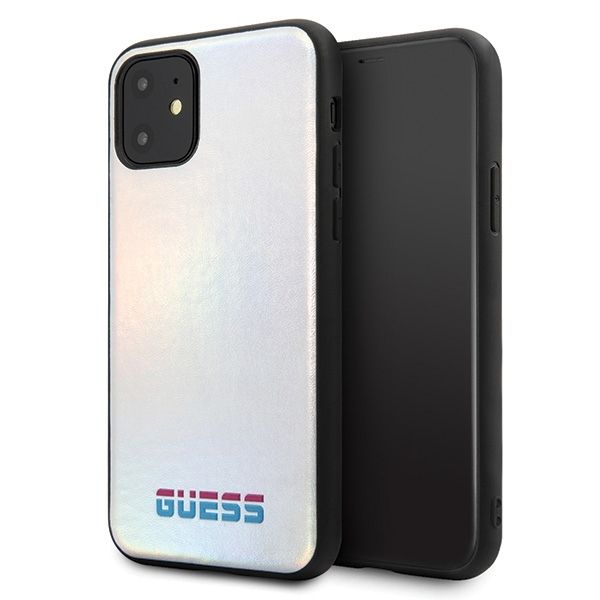 Coque Guess GUHCN65BLD iPhone 11 Pro Max silver hard case Iridescent