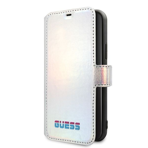 Coque Guess GUFLBKN65BLD iPhone 11 Pro Max silver book Iridescent