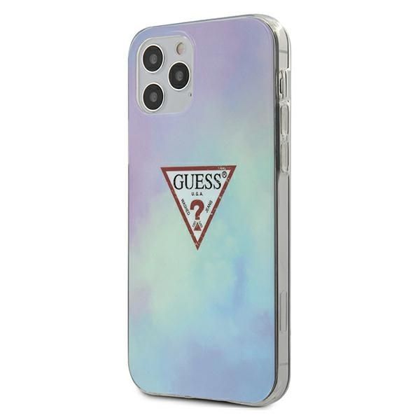 Coque Guess GUHCP12LPCUMCGC02 iPhone 12 Pro Max 6,7" blue hardcase Tie & Die Collection