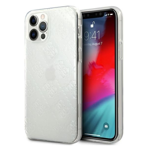 Coque Guess GUHCP12L3D4GTR iPhone 12 Pro Max 6,7" transparent hardcase 4G 3D Pattern Collection