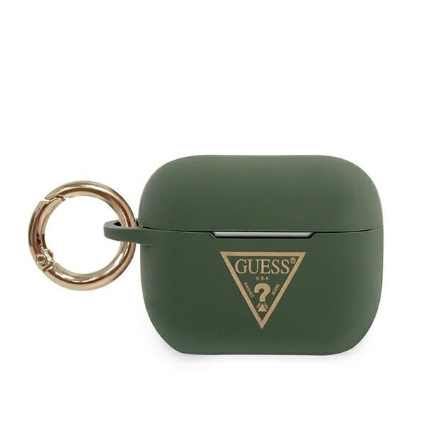 Coque Guess GUACAPLSTLKA AirPods Pro cover Silicone Triangle Logo