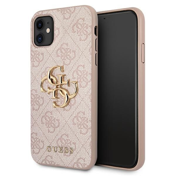 Coque Guess GUHCN614GMGPI iPhone 11 6,1" / Xr pink hardcase 4G Big Metal Logo