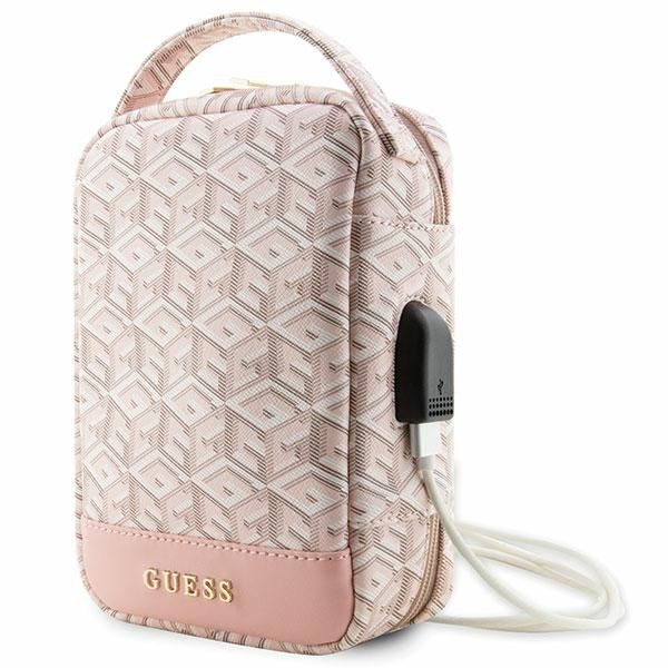 Sac Guess GUHBHGCFSEP Organizer rose GCube Stripe