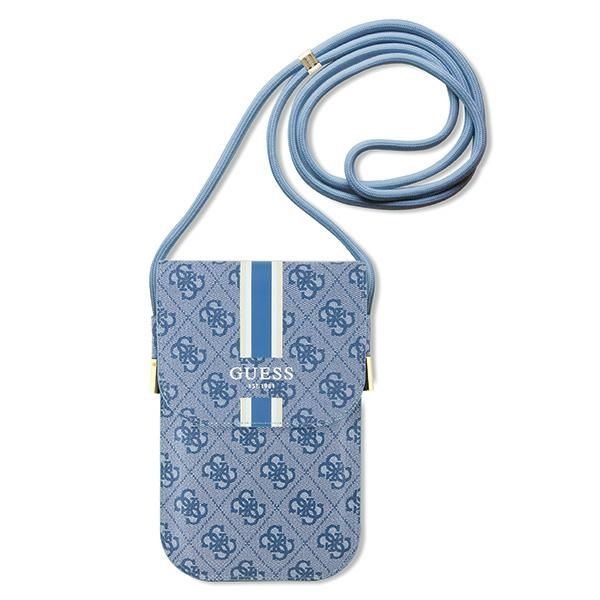 Pochette Guess GUOWBP4RPSB bleu 4G Stripes