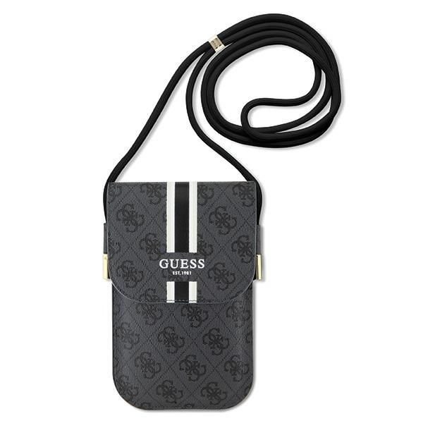 Pochette Guess GUOWBP4RPSK noir 4G Stripes