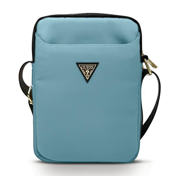 Sac Guess GUTB10NTMLLB 10" bleu Nylon Triangle Logo