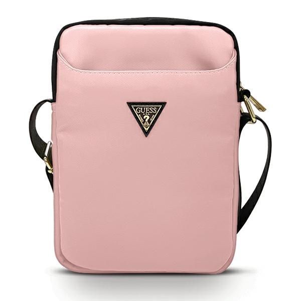 Sac Guess GUTB10NTMLLP 10" rose Nylon Triangle Logo
