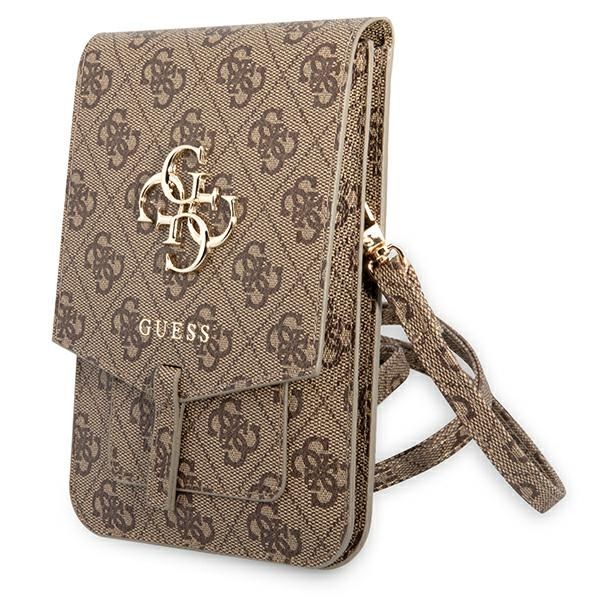 Pochette Guess GUWBG4GFBR marron 4G Big Logo