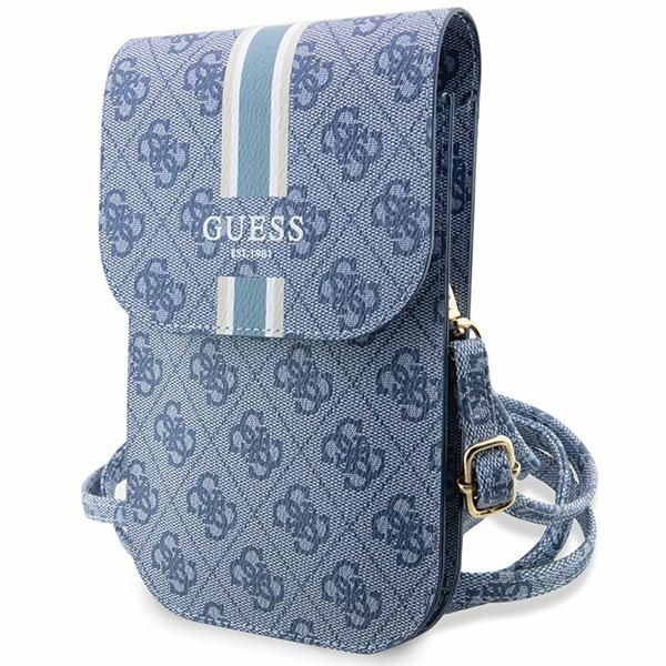 Pochette Guess GUWBP4RPSB bleu 4G Stripes