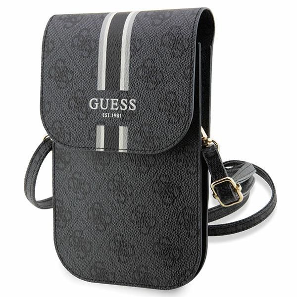 Pochette Guess GUWBP4RPSK noir 4G Stripes