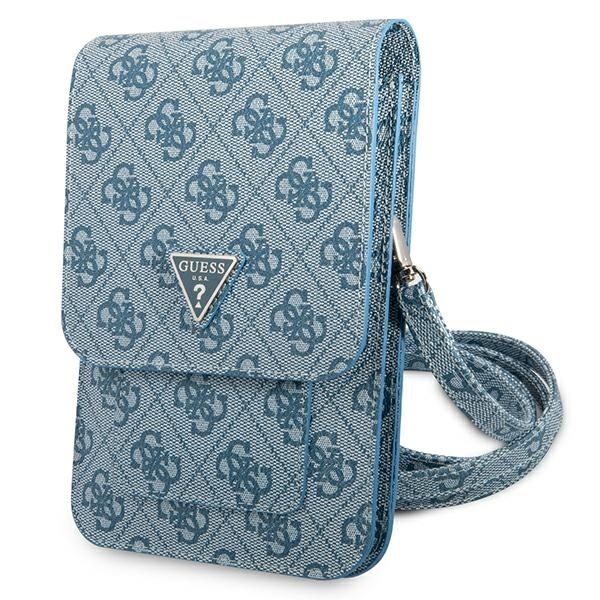 Pochette Guess GUWBP4TMBL bleu 4G Triangle