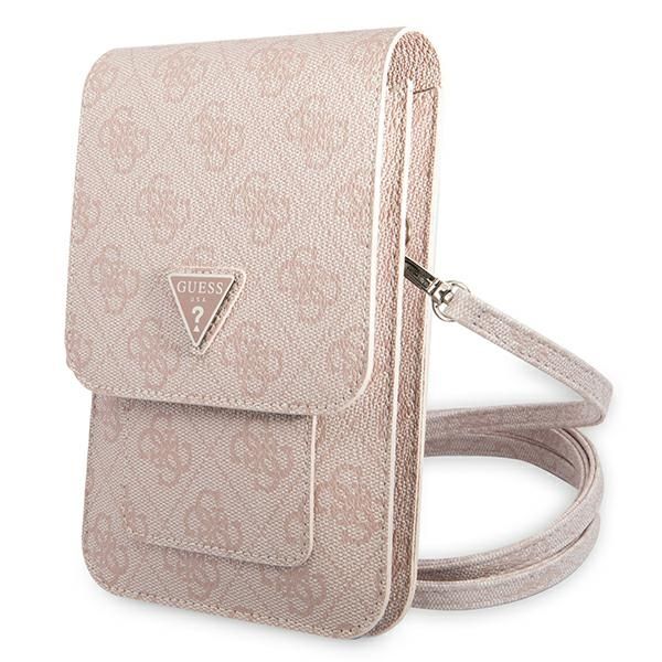 Pochette Guess GUWBP4TMPI rose 4G Triangle