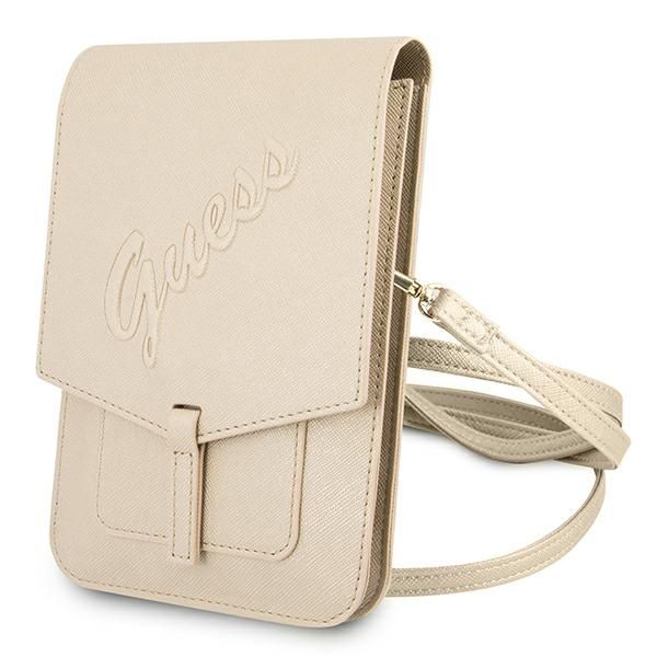 Pochette Guess GUWBRSAVSLG or Saffiano Script