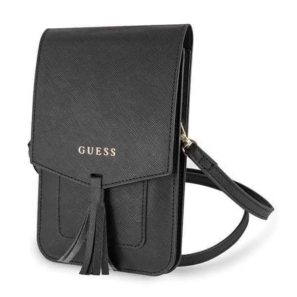 Pochette Guess GUWBSSABK noir Saffiano