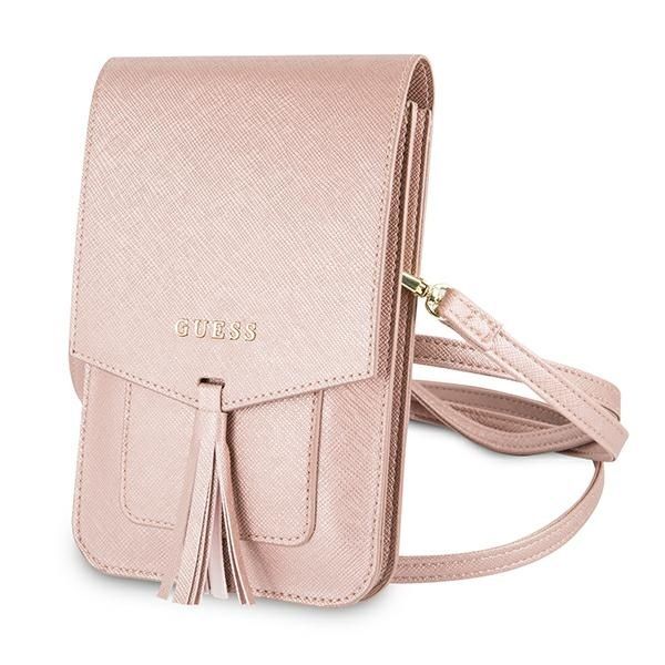 Pochette Guess GUWBSSAPI rose Saffiano