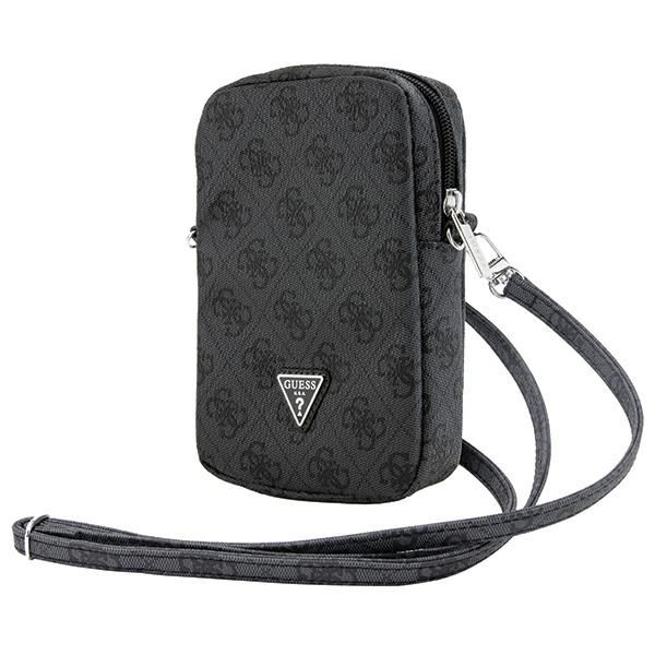Pochette Guess GUWBZP4GFTSK noir Zip 4G Triangle