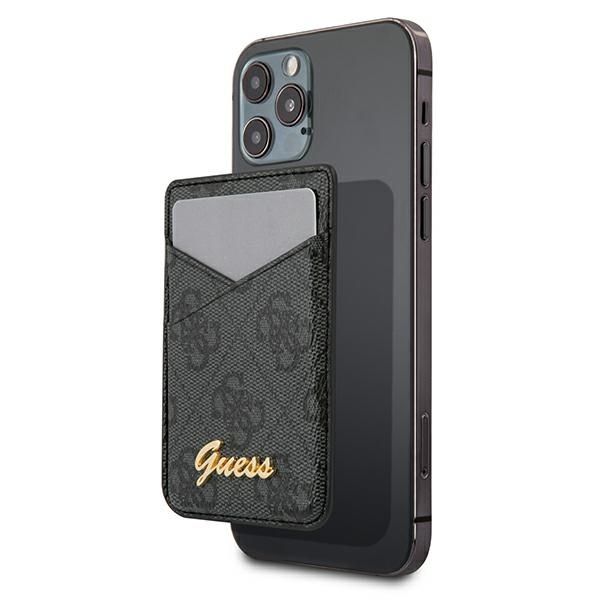 Portefeuille Guess GUWMS4GTLBK MagSafe 4G gris