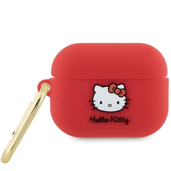 Coque Hello Kitty HKAP23DKHSF Airpods Pro 2 (2022/2023) cover fuschia Silicone 3D Kitty Head
