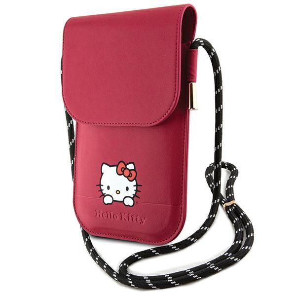 Pochette Hello Kitty HKOWBSKCDKP rose Leather Daydreaming Cord