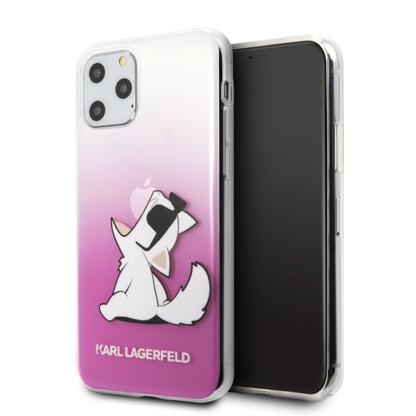 Coque Karl Lagerfeld KLHCN58CFNRCPI iPhone 11 Pro hardcase pink Choupette Fun