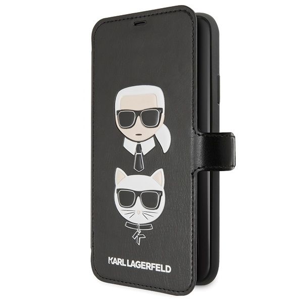 Coque Karl Lagerfeld KLFLBKSN65FKICKC iPhone 11 Pro Max black book
