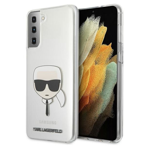 Coque Karl Lagerfeld KLHCS21MKTR S21+ G996 hardcase Transparent Karl`s Head