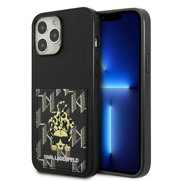 Coque Karl Lagerfeld KLHCP13XCANCNK iPhone 13 Pro Max 6,7" hardcase black Karlimals Cardslot