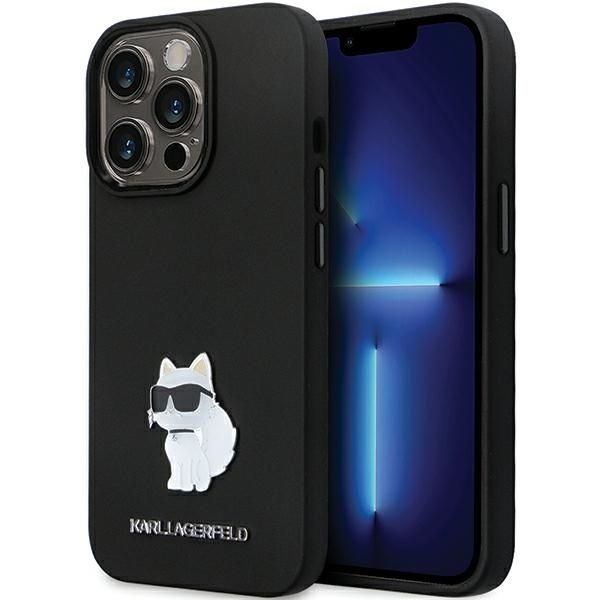 Coque Karl Lagerfeld KLHCP14XSMHCNPK iPhone 14 Pro Max 6.7" black hardcase Silicone C Metal Pin