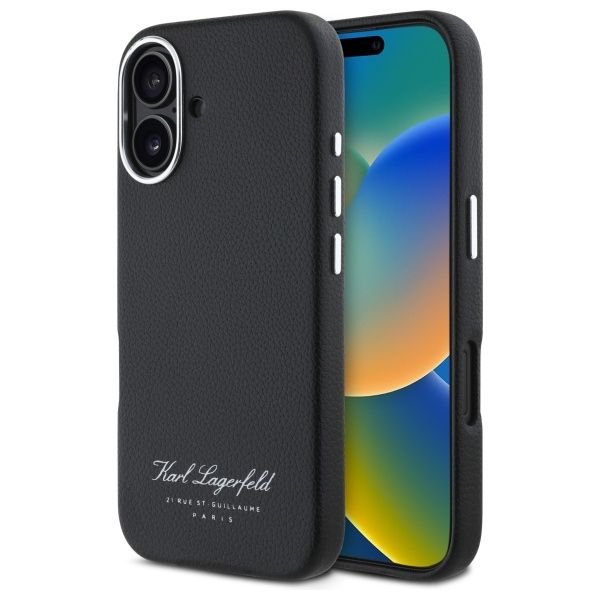 Coque Karl Lagerfeld KLHCP16SPGWCMKHK iPhone16 6.1 hardcase black hotel RSG
