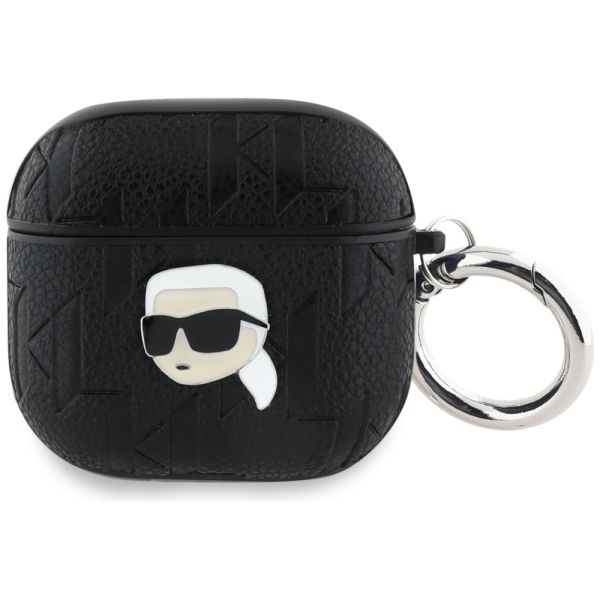 Coque Karl Lagerfeld Monogram Karl Head Case for AirPods 4 Black