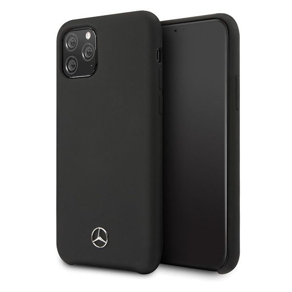 Coque Mercedes MEHCN58SILBK iPhone 11 Pro hardcase noir Silicone Line