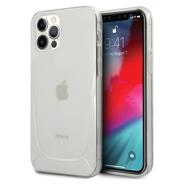 Coque Mercedes MEHCP12LARCT iPhone 12 Pro Max 6,7" clear hardcase transparent Line