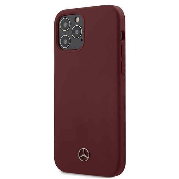Coque Mercedes MEHCP12MSILRE iPhone 12/12 Pro 6,1" rouge hardcase Silicone Line
