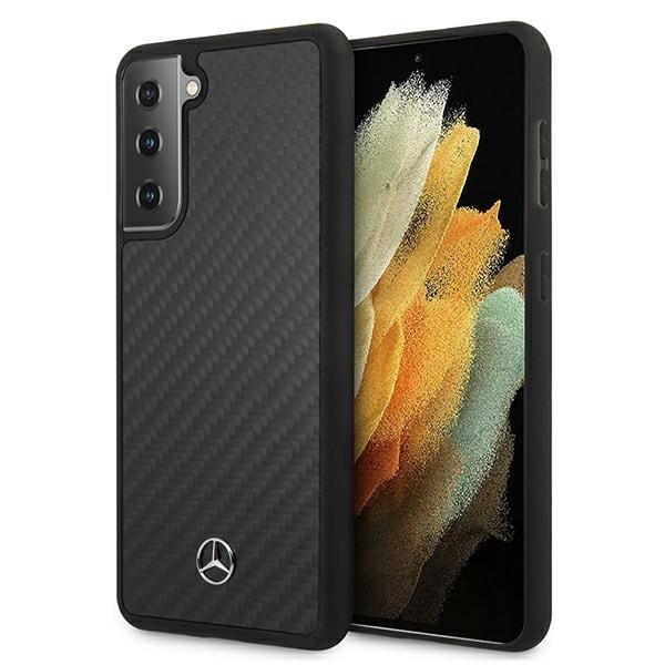 Coque Mercedes MEHCS21MRCABK S21+ G996 noir carbon hardcase Dynamic Line