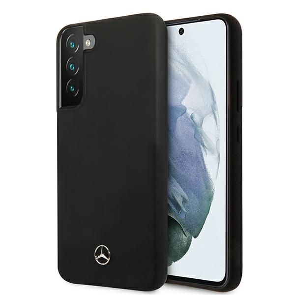 Coque Mercedes MEHCS22SSILBK S22 S901 noir hardcase Silicone