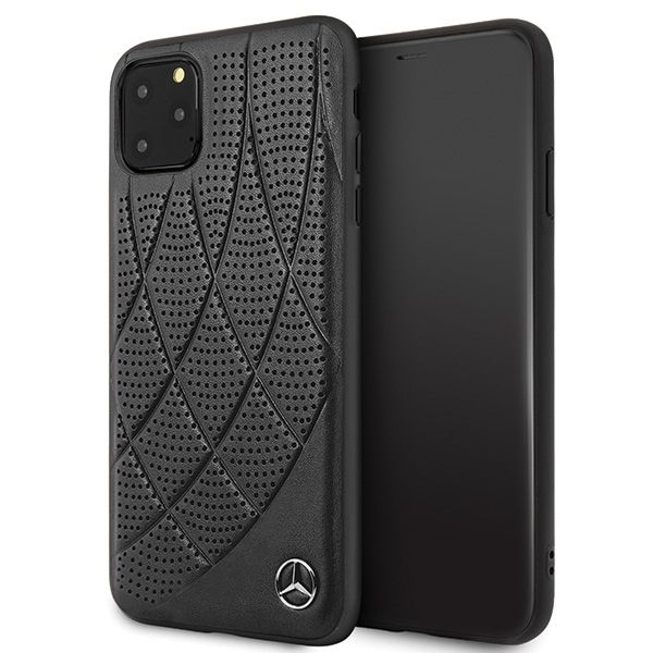Coque Mercedes MEHCN65DIQBK iPhone 11 Pro Max hard case noir Bow Line