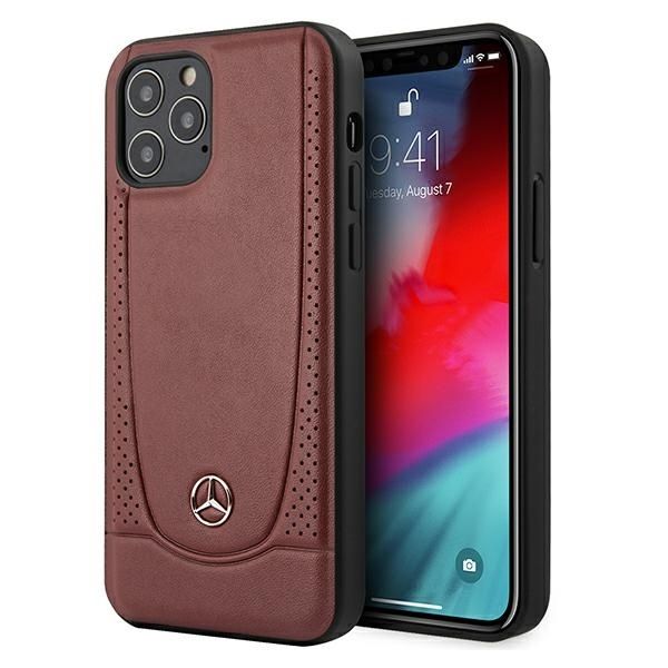 Coque Mercedes MEHCP12MARMRE iPhone 12/12 Pro 6,1" rouge hardcase Urban Line