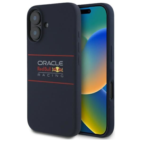 Coque Red Bull RBHMP16M24SIHSRV iPhone 16 Plus 6.7" hardcase navy Silicone Horizontal Logo MagSafe