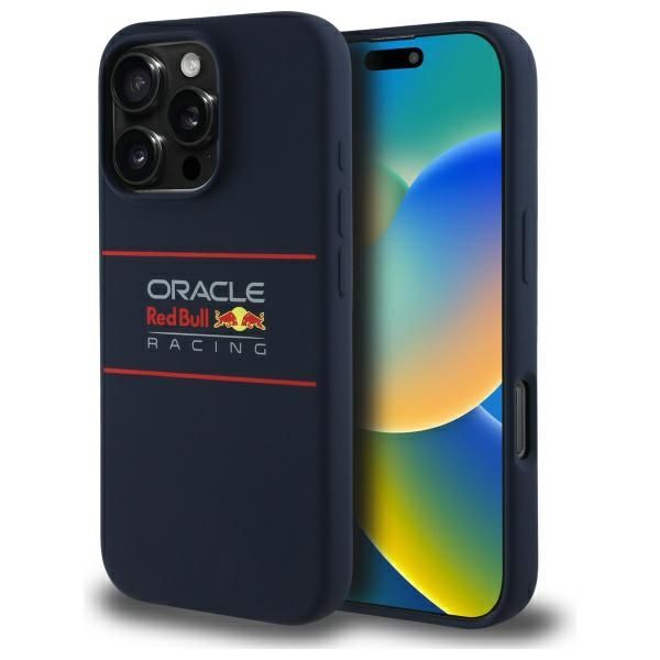 Coque Red Bull RBHMP16X24SIHSRV iPhone 16 Pro Max 6.9" hardcase navy Silicone Horizontal Logo MagSafe